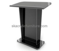 Best furniture manufacturers custom perspex black lectern AP-1143