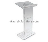 Plastic distributors and fabricators custom acrylic plastic fabrication floor lectern AP-1085