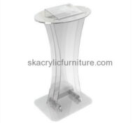 Acrylic furniture manufacturers custom acrylic fabrication modern lectern AP-1074