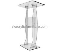 Lectern manufacturers custom design plastic acrylic pulpit furniture AP-1072