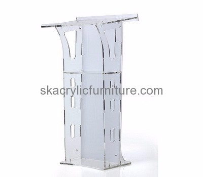 Plastic manufacturing companies custom acrylic lecterns and podiums AP-1005