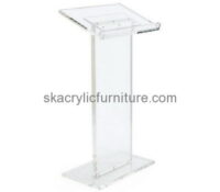 Perspex manufacturers custom acrylic fabrication lectern podium AP-1004