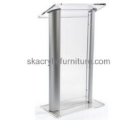 Plastic fabrication company custom perspex plastic podium lectern AP-904