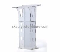 Furniture factory custom perspex acrylic fabrication lecturn AP-875