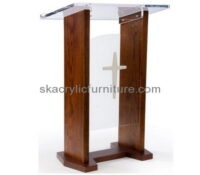 Best furniture manufacturers customized lucite acrylic podium furniture AP-524