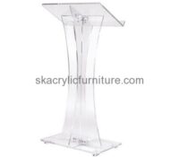 Acrylic furniture manufacturers customize unique contemporary podiums furniture for churches AP-417