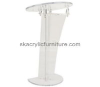 Acrylic furniture manufacturers customize cheap lucite church lectern furniture AP-394