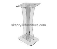 Acrylic furniture manufacturers customize cheap acrylic stage rostrum furniture AP-393