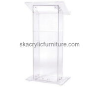 Acrylic furniture manufacturers customize unique modern church podiums furniture AP-376