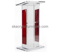 Acrylic furniture manufacturers custom design acrylic standing lectern furniture AP-366