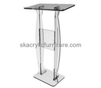 Acrylic furniture manufacturers customize white acrylic modern church pulpits furniture AP-355