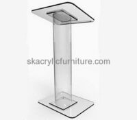 Fine furniture manufacturers custom rostrum design clear acrylic furniture AP-322