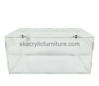 Acrylic furniture factory custom acrylic bearded dragon terrarium large snake cages AB-031