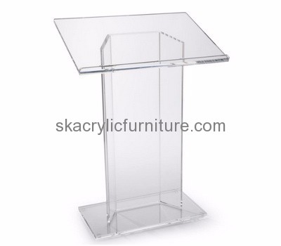 Custom acrylic modern pulpits lecturns podium for sale AP-286