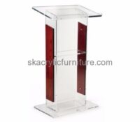 Custom acrylic cheap plexiglass pulpit podiums for sale AP-279