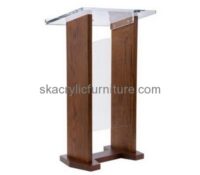 Custom perspex lucite acrylic podium pulpit and lectern AP-264