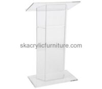 Customized acrylic plexiglass pulpits podium speech designs for sale AP-258