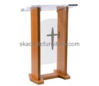 Custom acrylic lectern desk event podium sale AP-239