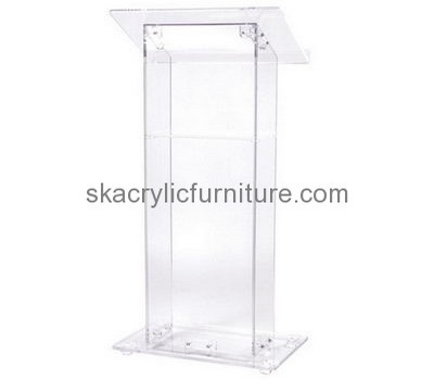 Custom acrylic book lectern podium acrylic pulpit AP-163