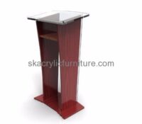 Custom acrylic church lecturn school podium acrylic pulpits AP-154