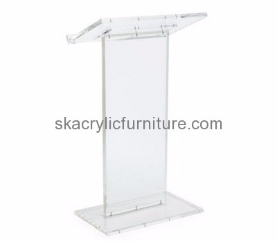 Customized acrylic small podium clear lectern church podiums AP-141