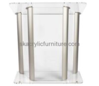 Customized acrylic modern pulpits designs teacher podium plastic lectern AP-135