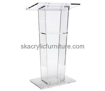 Custom acrylic cheap pulpit furniture cheap podium plexiglass podiums sale AP-121