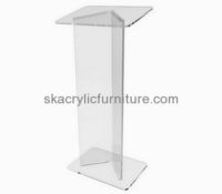 Custom design acrylic podiums and pulpits lecture podium plexiglass podium for church AP-099