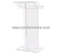 Customized acrylic church podiums clear pulpit podium for sale AP-086