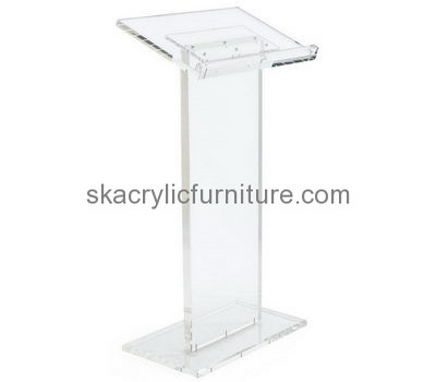 Custom school podium plexiglass pulpit acrylic podium for sale AP-078