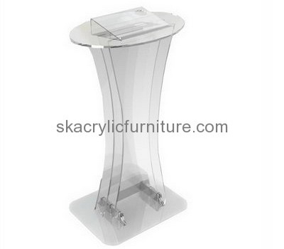 Custom acrylic contemporary lecterns modern podiums and lecterns pulpits for church for sale AP-071