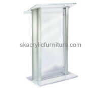 Custom design acrylic cheap church pulpit podium speech clear podium for sale AP-064