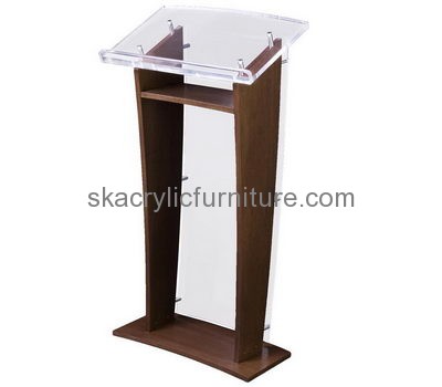 Custom acrylic modern pulpit contemporary podium church lecterns and pulpits AP-059