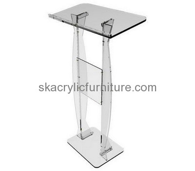 Customized acrylic standing lectern church pulpits and lecterns acrylic lectern church AP-050