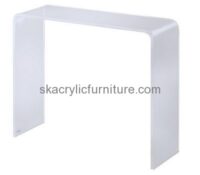 Custom design table living room acrylic lucite coffee table slim console table AT-184