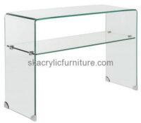 Acrylic lucite tables wholesale tall end tables large console table AT-178