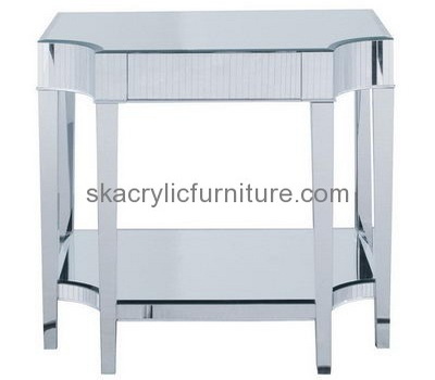 Customized acrylic lucite trunk coffee table modern home furniture storage end tables AT-151