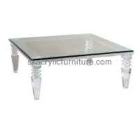 Custom design clear lucite coffee table acrylic clear coffee table traditional coffee tables AT-144