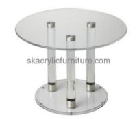 Customized acrylic antique furniture acrylic display table round side table AT-140