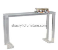 Factory custom lucite furniture clear table narrow end table AT-125