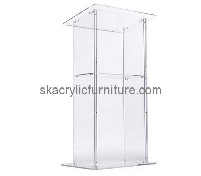 Custom acrylic podium furniture presentation podium church lectern AP-021