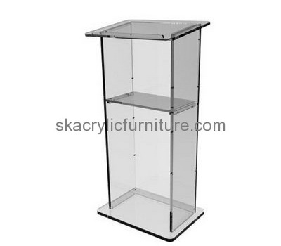 Customized acrylic rostrum cheap church podium lectern podium AP-001