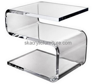 Hot sale acrylic sofa side table living room table plastic table chairs AT-083