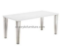 Wholesale clear acrylic table and chairs office desk side table restaurant table AT-054