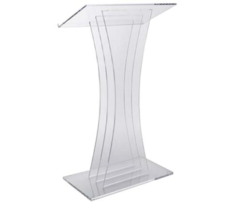 Fine furniture manufacturers custom designs acrylic pulpit podium AP-923