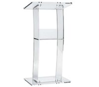 Furniture suppliers custom clear plastic supply and fabrication podium AP-924