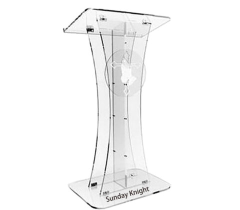 Perspex furniture suppliers custom plexiglass fabrication cheap pulpit furniture AP-941