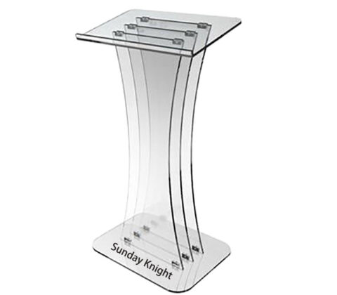 Acrylic products manufacturer custom clear acrylic event podium furniture AP-954