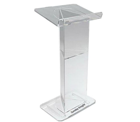 Plastic distributors and fabricators custom designs acrylic cheap podium AP-955