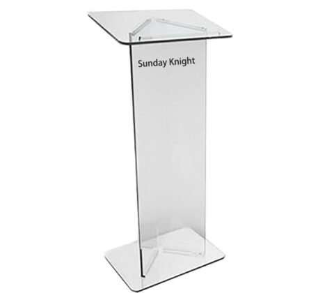 Plexiglass manufacturer custom plastic supply and fabrication floor lectern AP-960